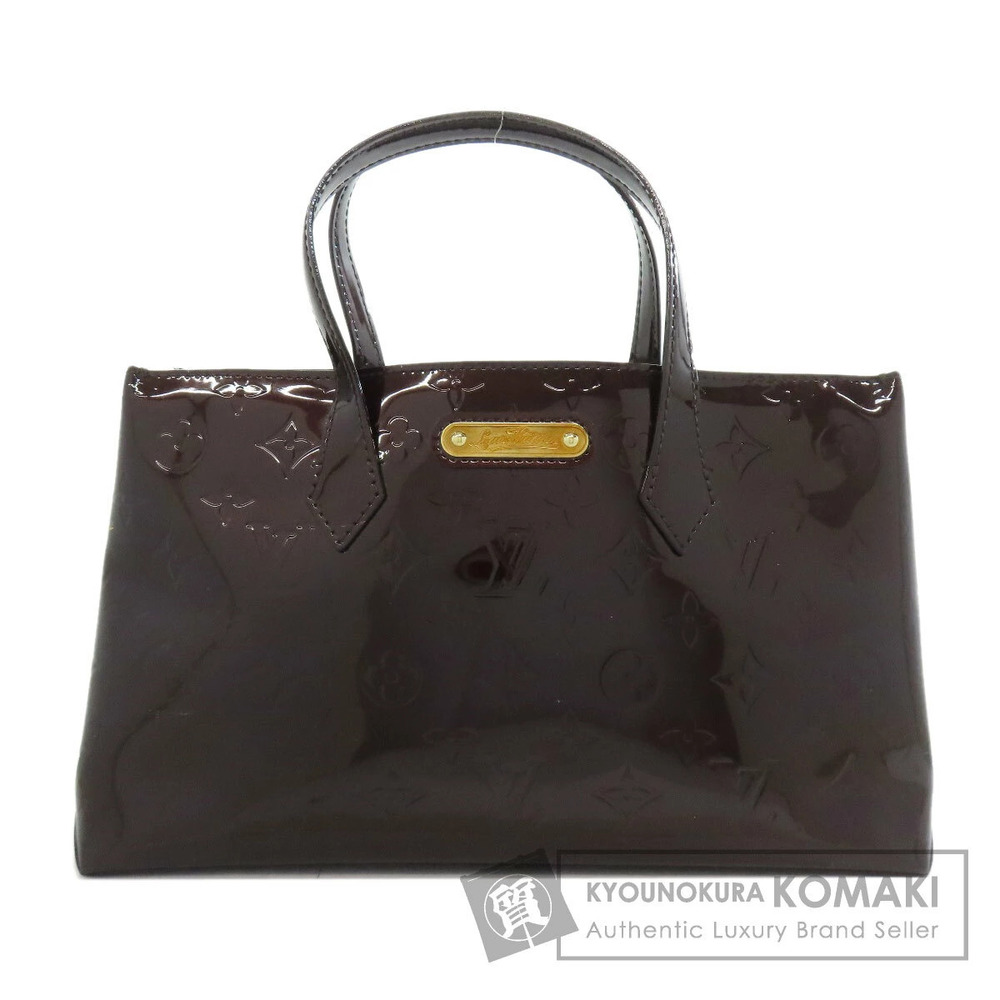 Louis Vuitton Wilshire Handbag Vernis Leather